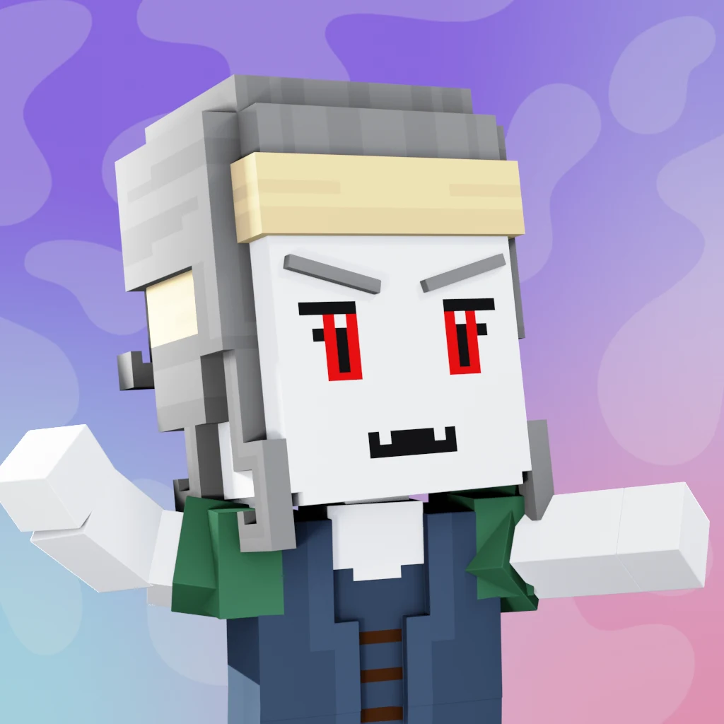 Pirate #874 voxel render