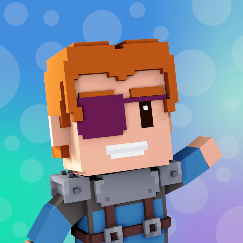 Pirate #8740 voxel render
