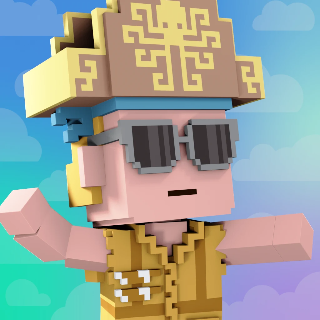 Pirate #8743 voxel render