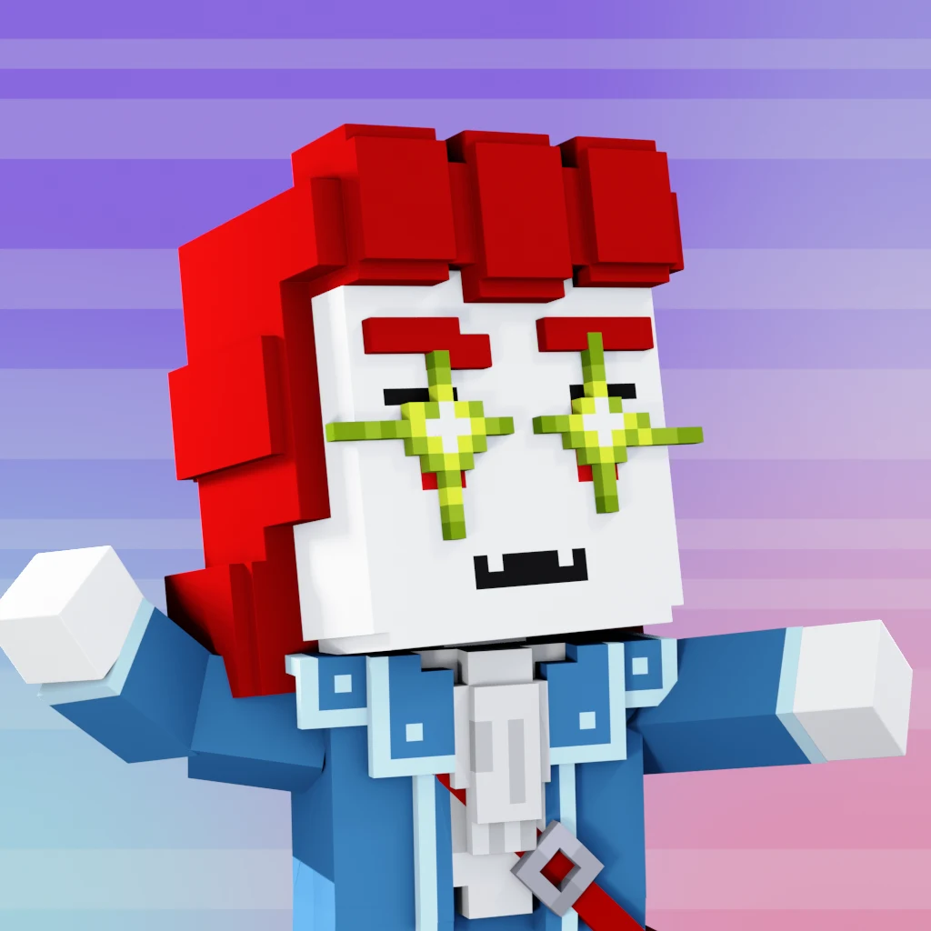 Pirate #8744 voxel render