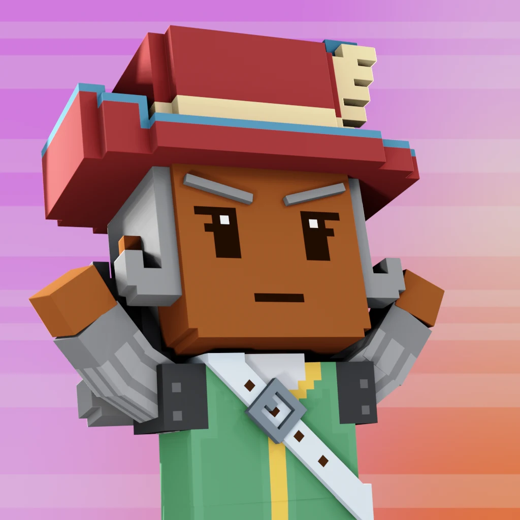 Pirate #8746 voxel render