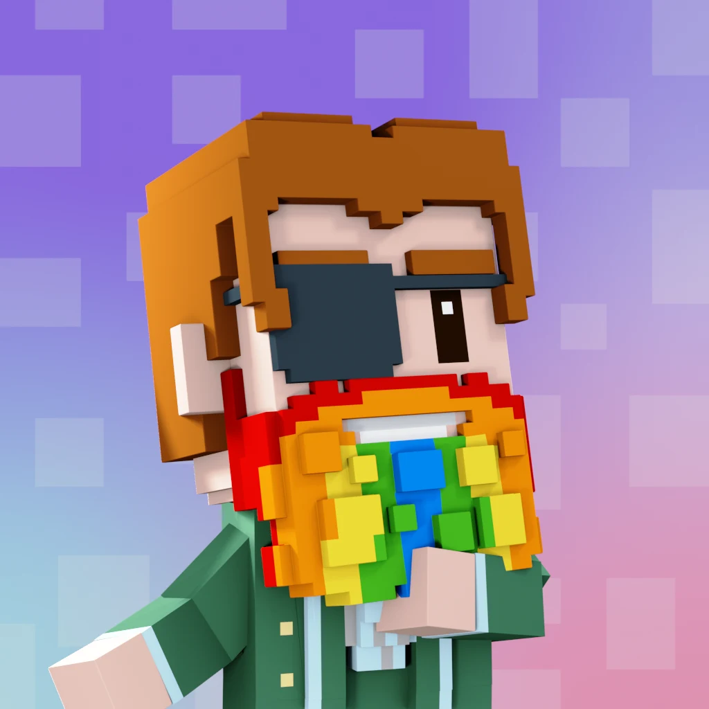 Pirate #8747 voxel render