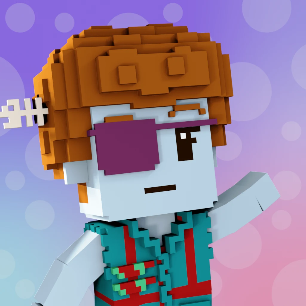 Pirate #8748 voxel render