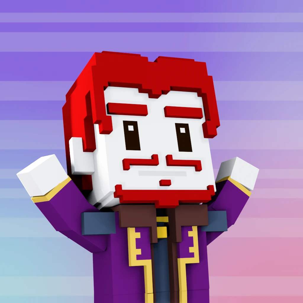 Pirate #875 voxel render