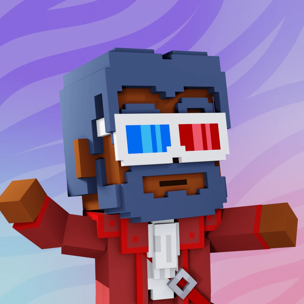 Pirate #8751 voxel render