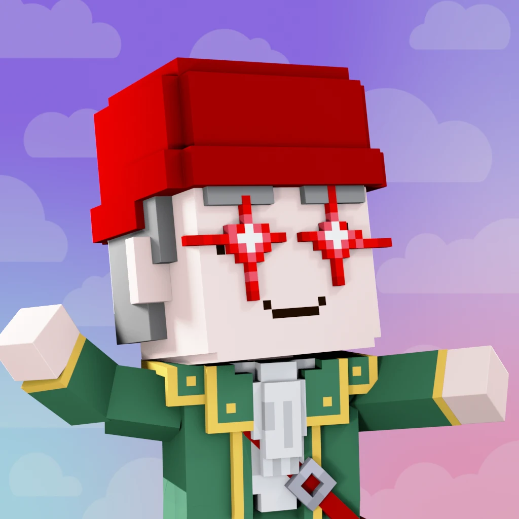 Pirate #8752 voxel render