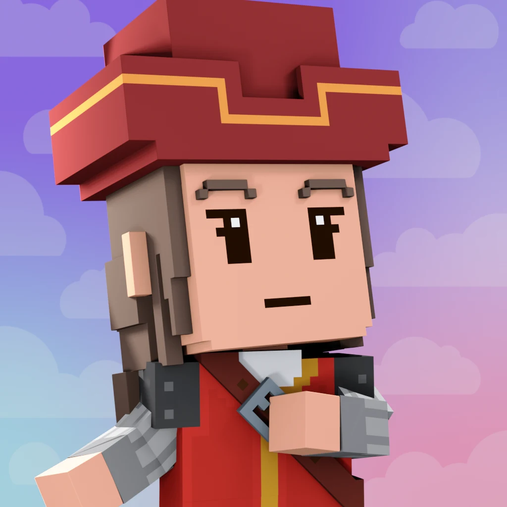Pirate #8753 voxel render