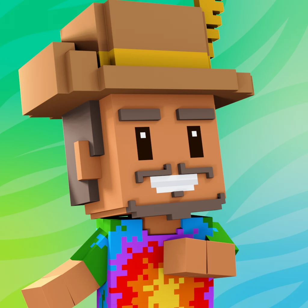 Pirate #8755 voxel render