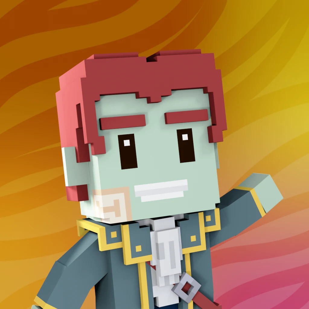 Pirate #8756 voxel render