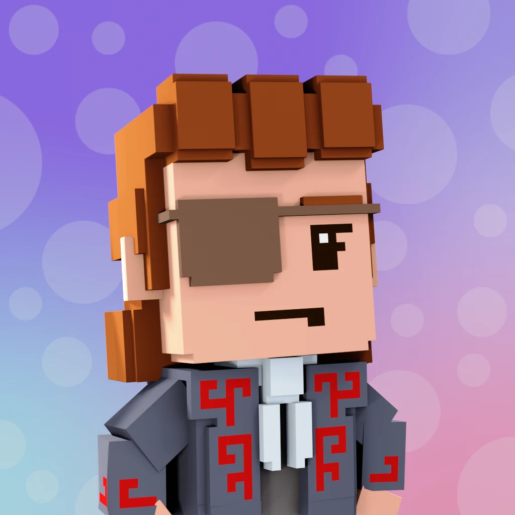 Pirate #8758 voxel render