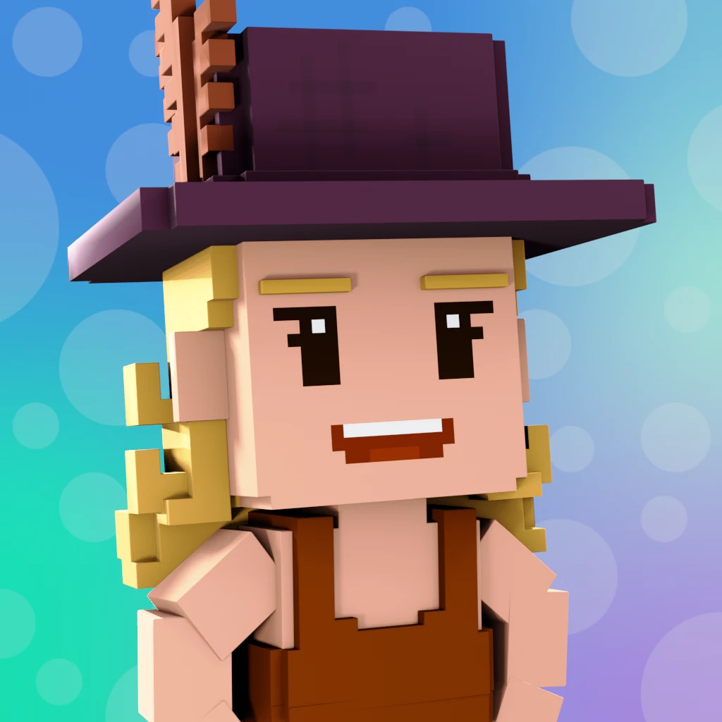 Pirate #876 voxel render