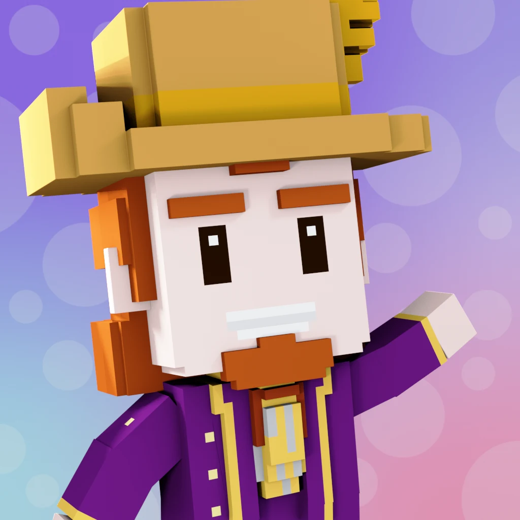 Pirate #8760 voxel render