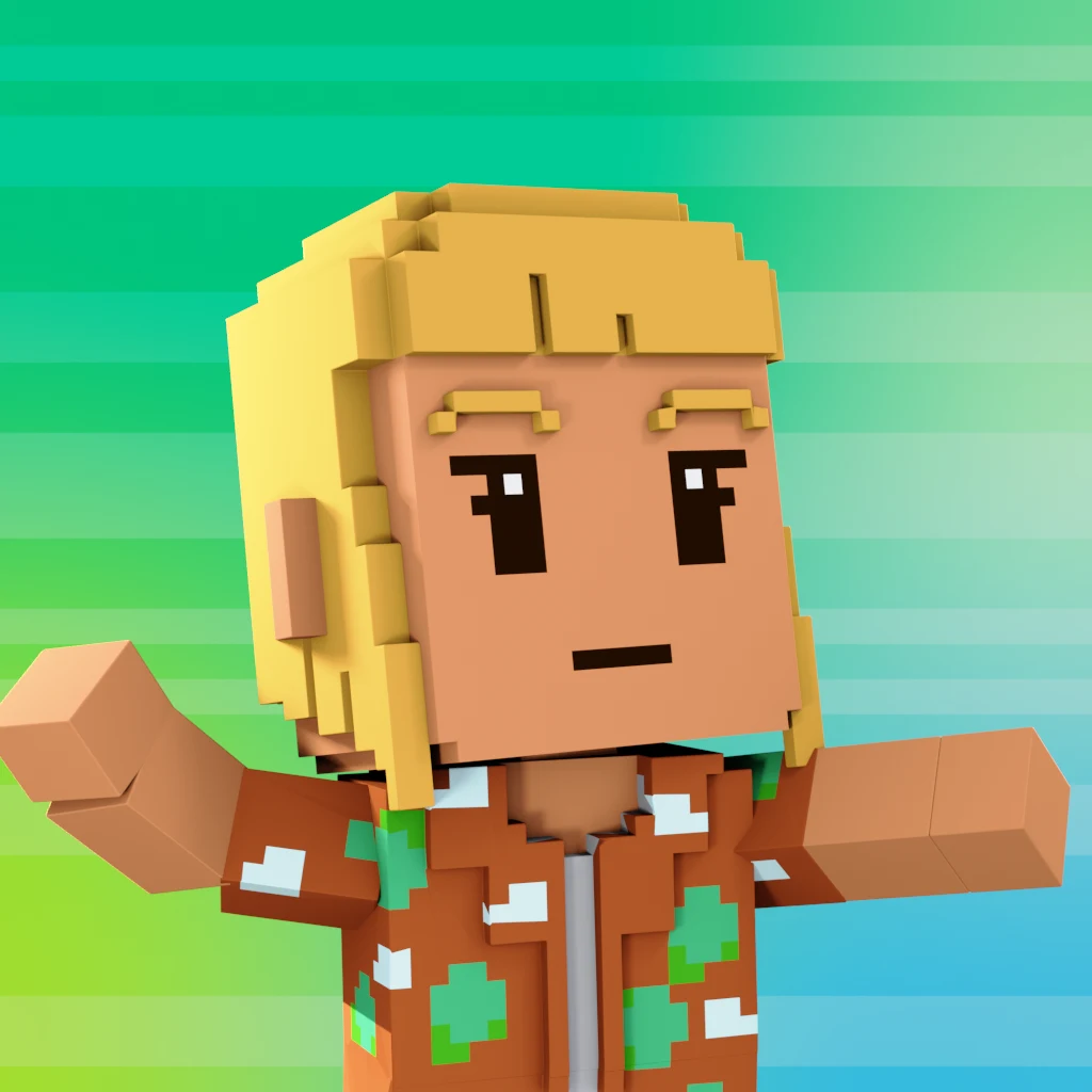 Pirate #8761 voxel render