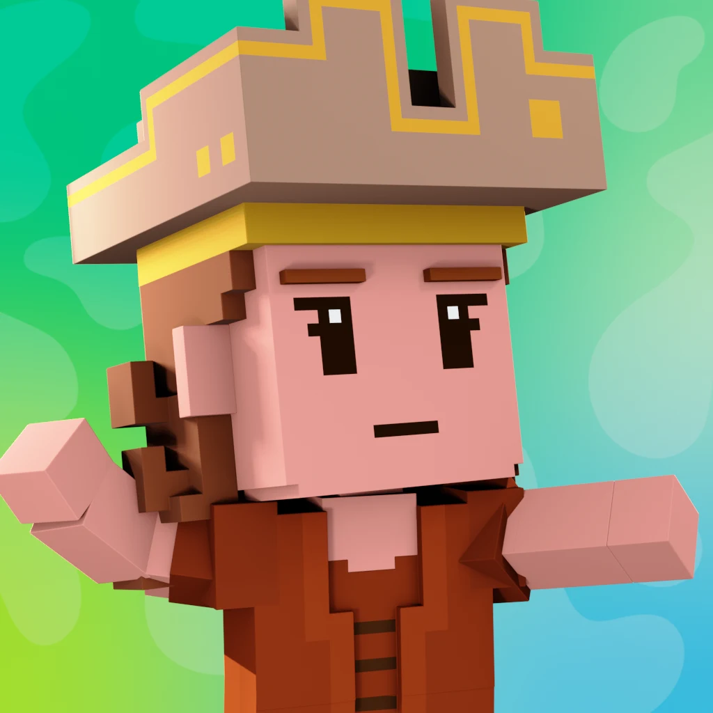Pirate #8763 voxel render