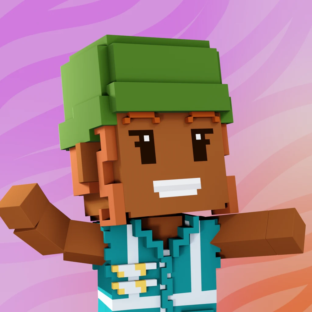 Pirate #8765 voxel render