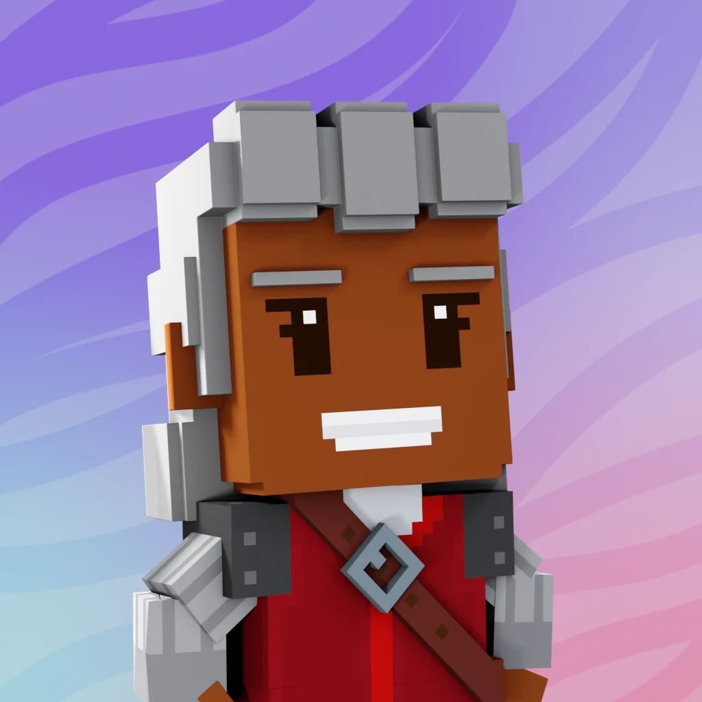 Pirate #8766 voxel render
