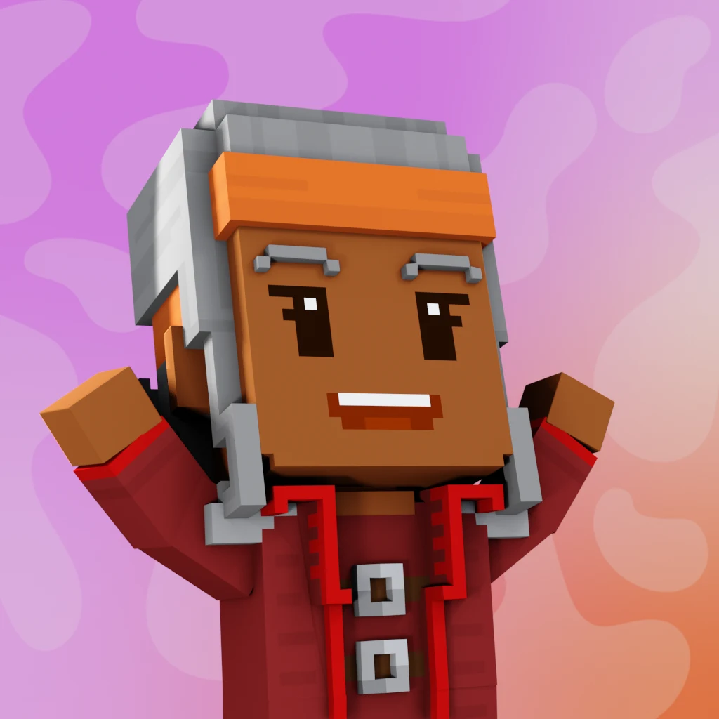 Pirate #8769 voxel render