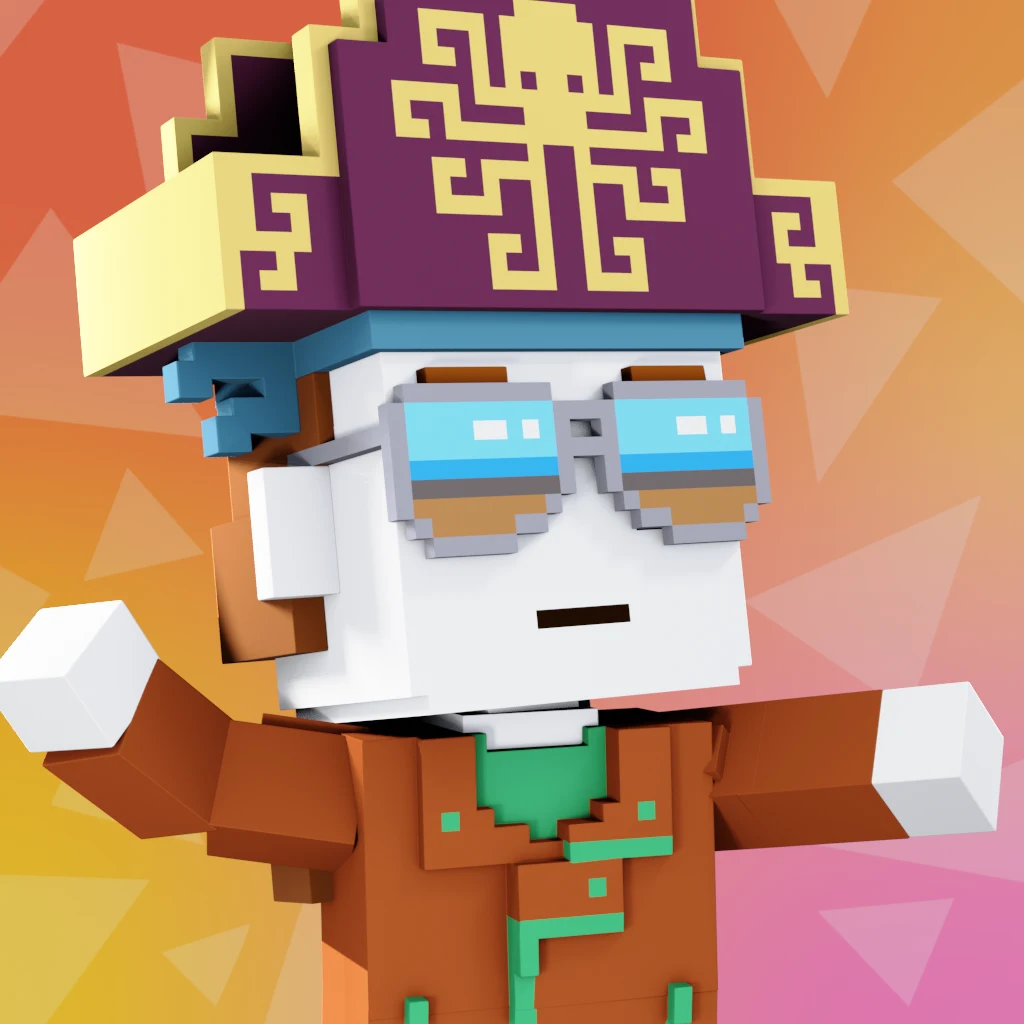 Pirate #877 voxel render
