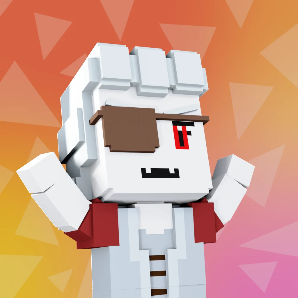 Pirate #8770 voxel render