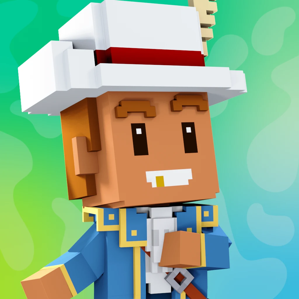 Pirate #8771 voxel render