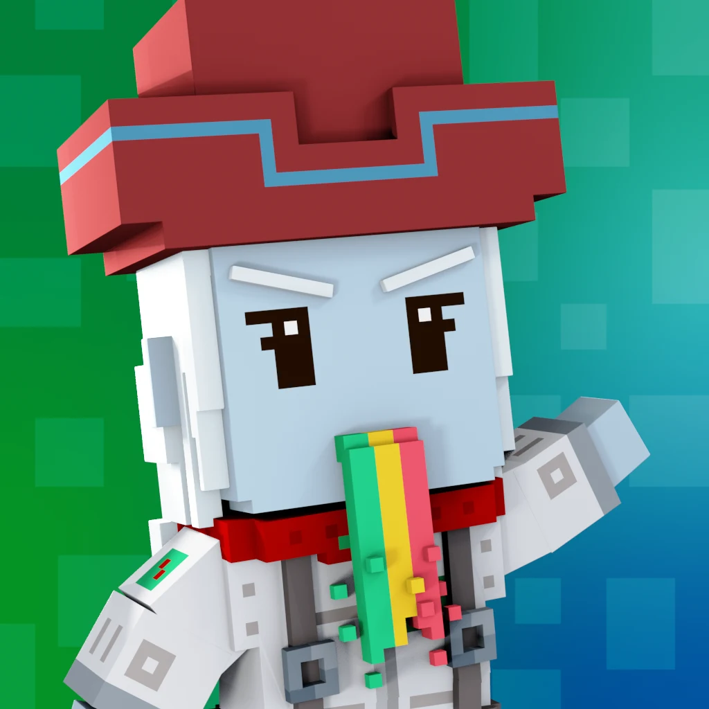 Pirate #8775 voxel render