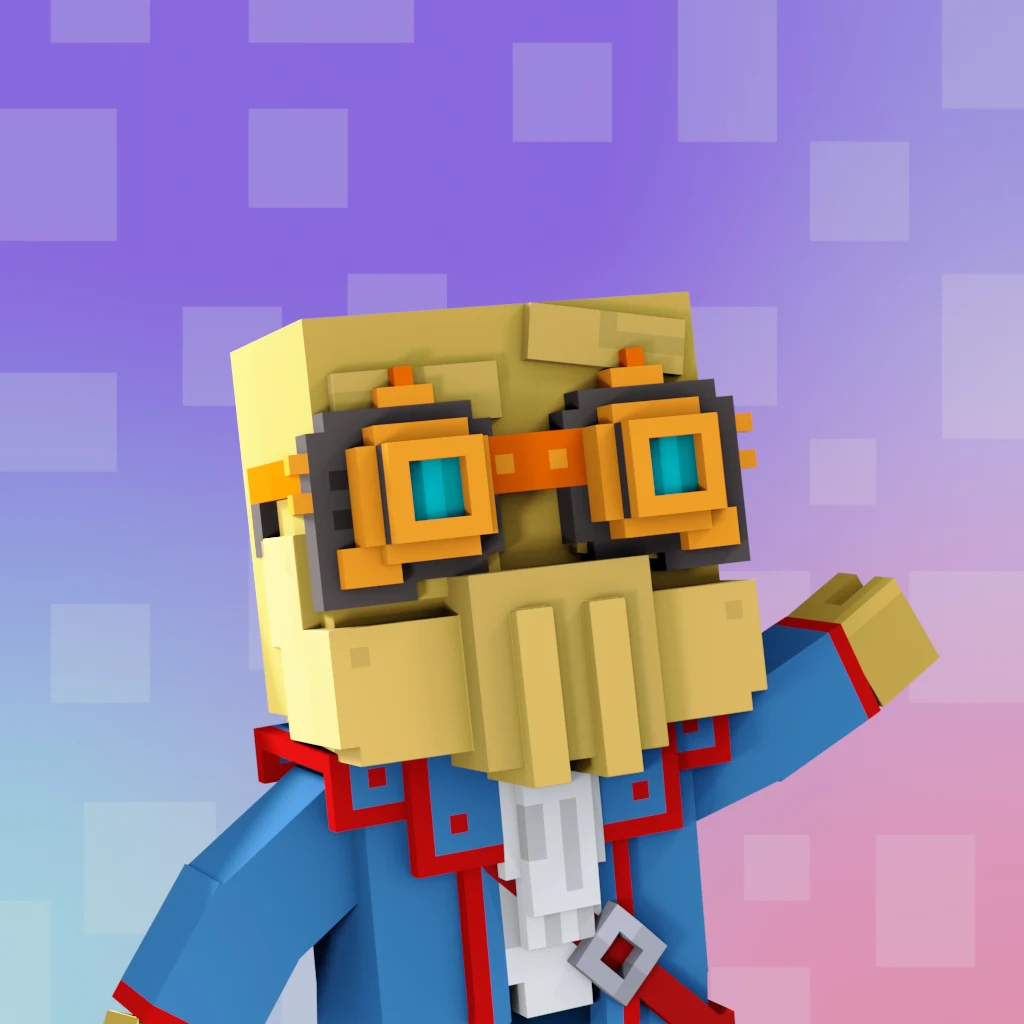 Pirate #8776 voxel render
