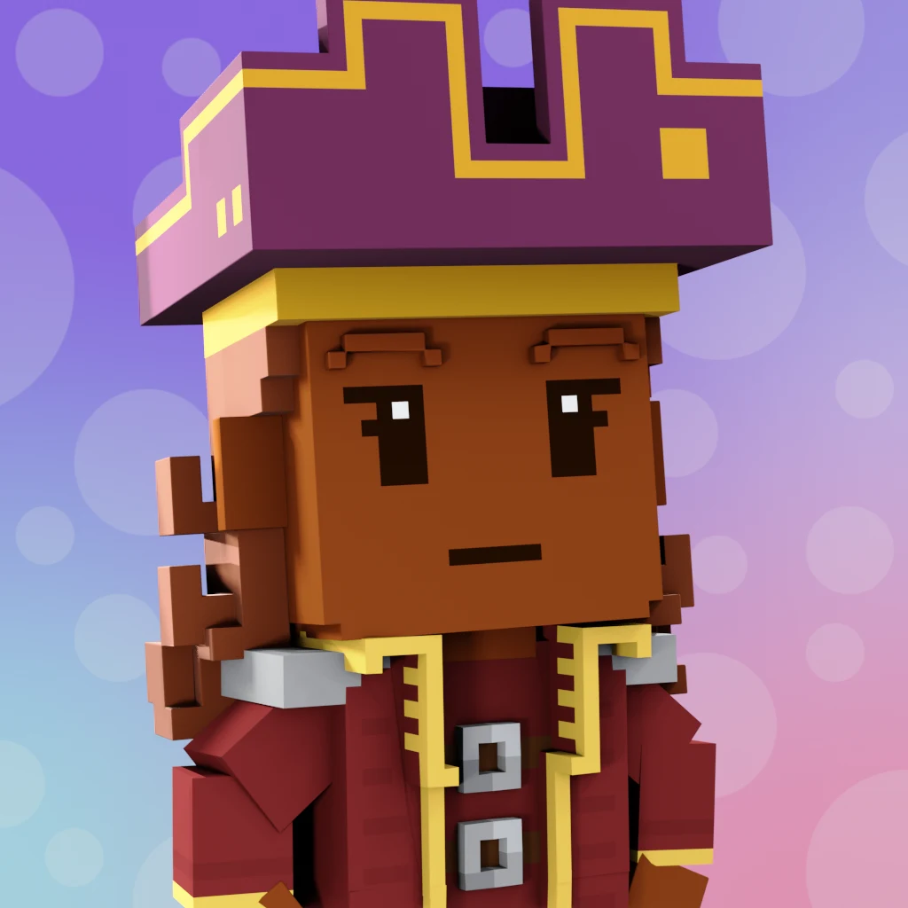 Pirate #8777 voxel render