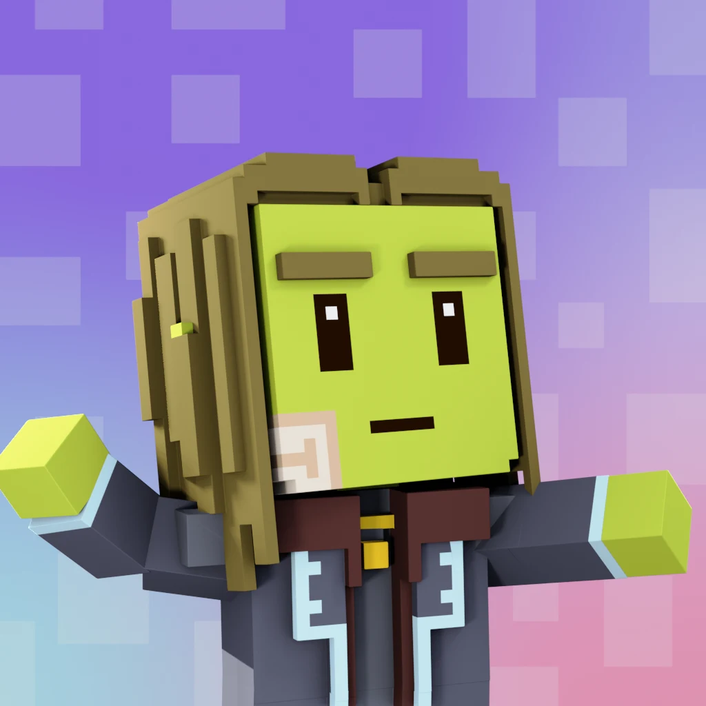 Pirate #8779 voxel render