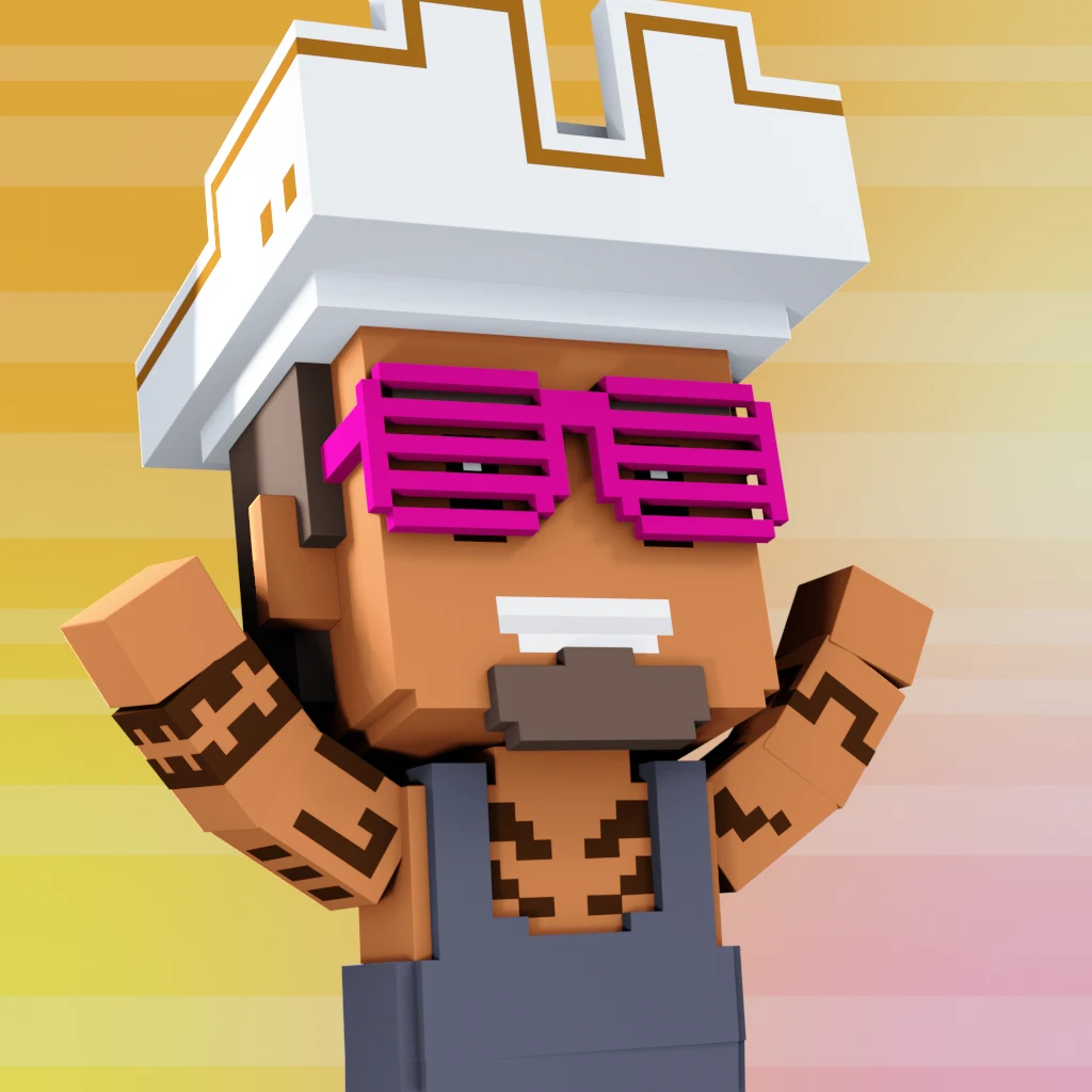 Pirate #8786 voxel render