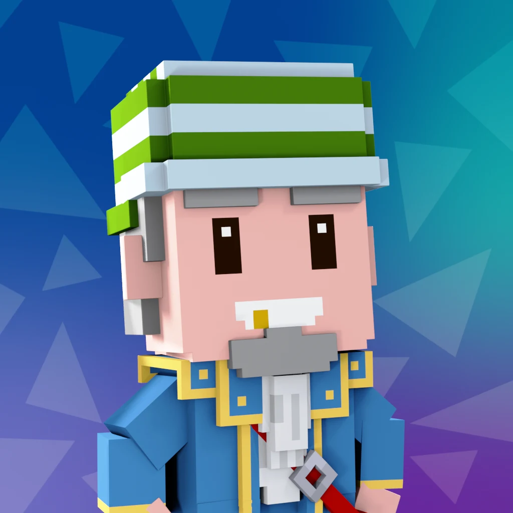 Pirate #8790 voxel render