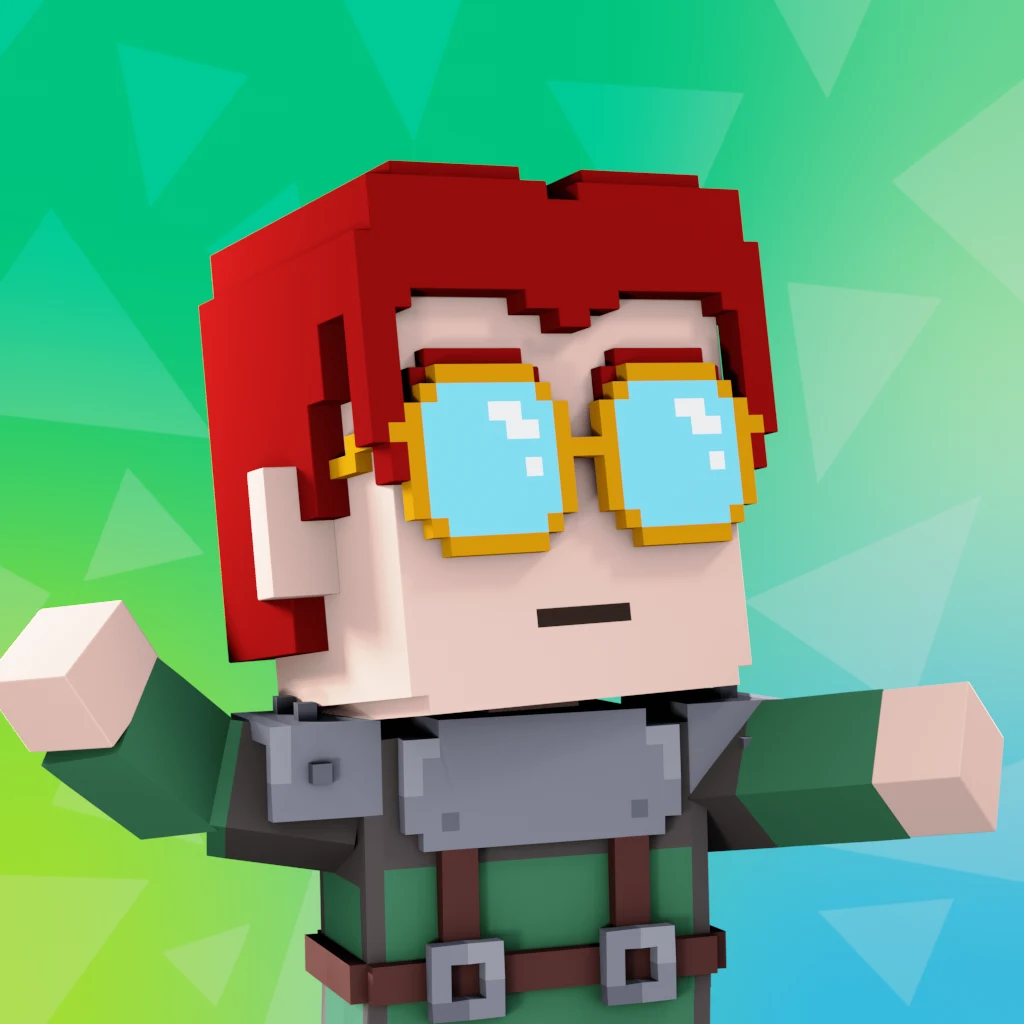 Pirate #8791 voxel render