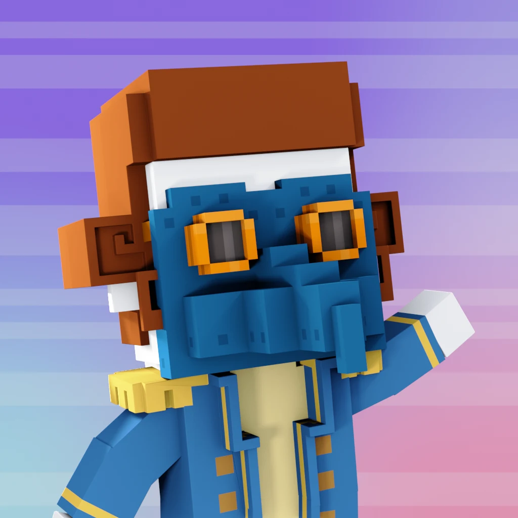 Pirate #8794 voxel render