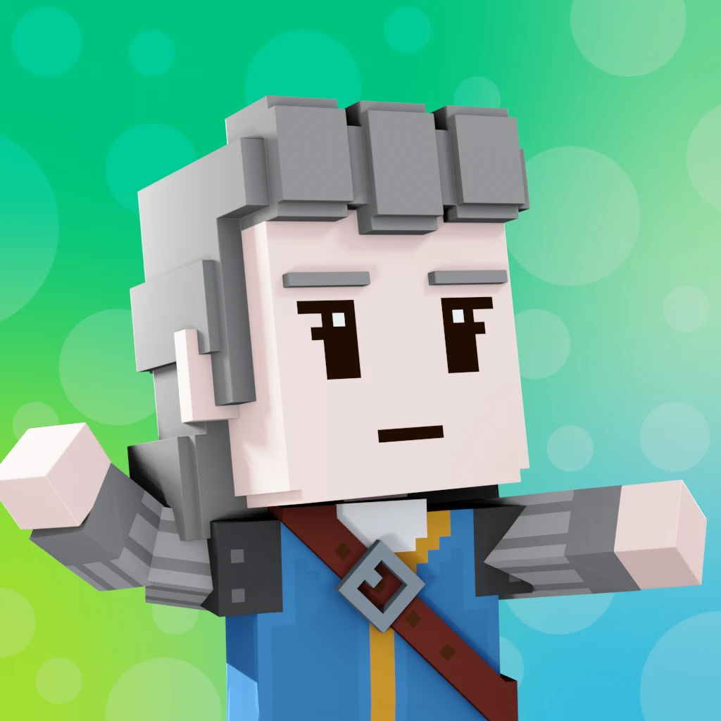 Pirate #8796 voxel render