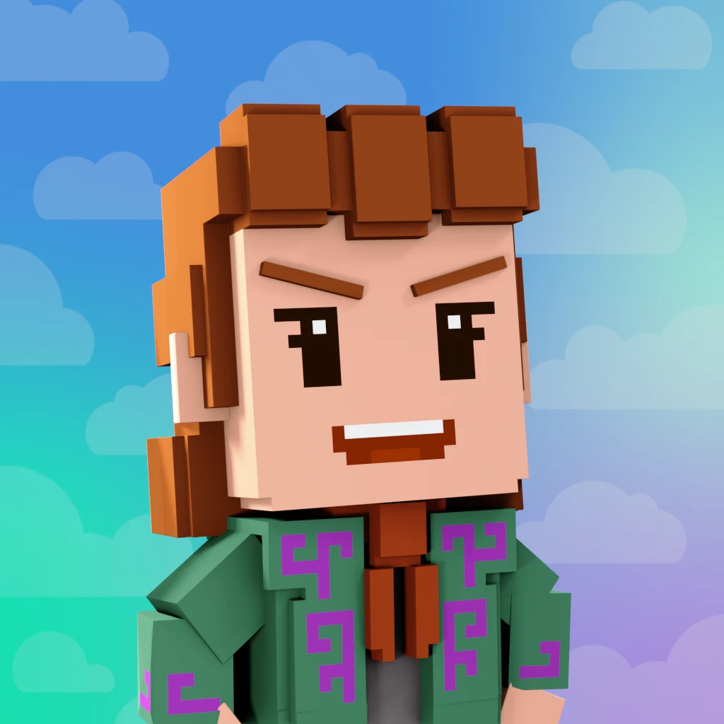 Pirate #8799 voxel render