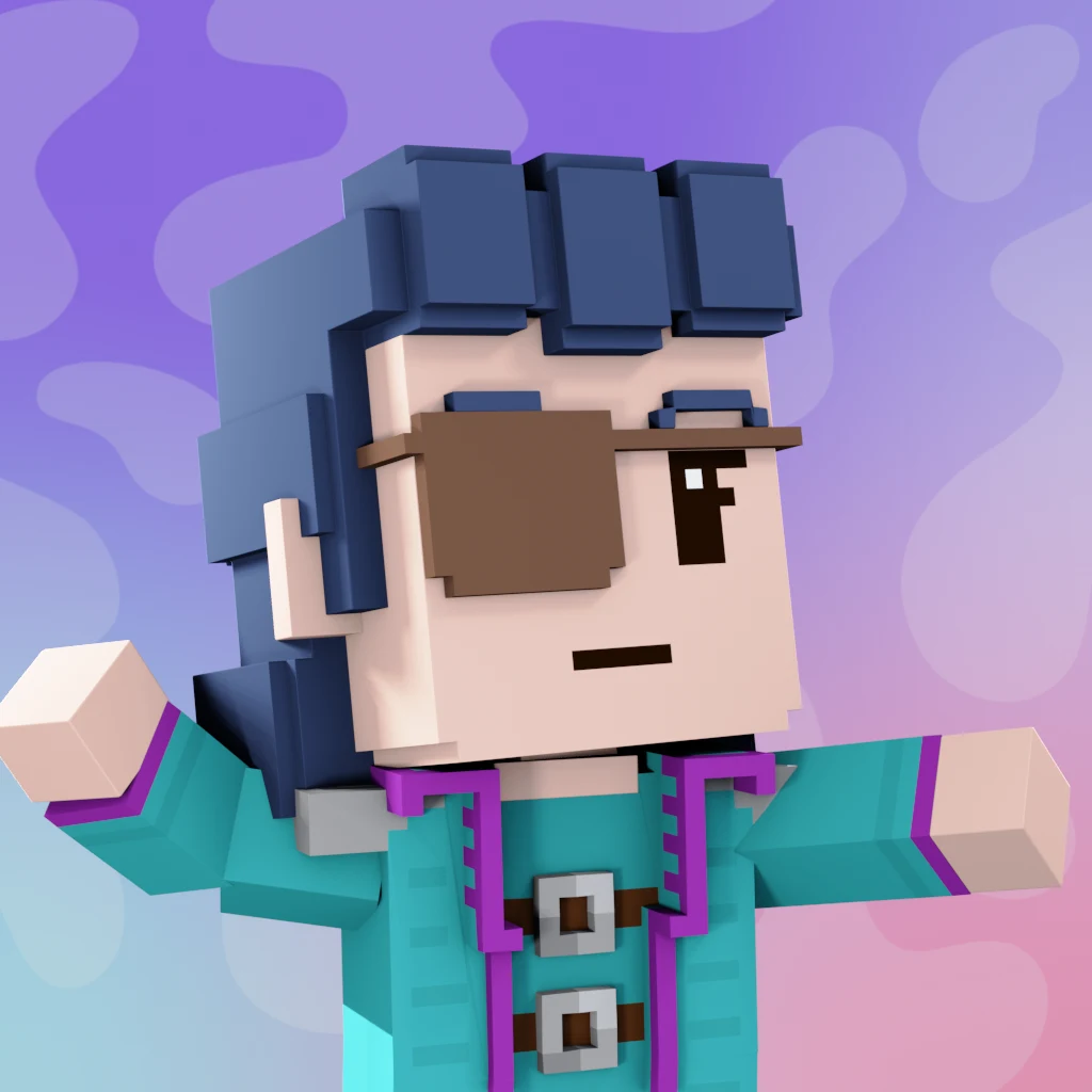 Pirate #88 voxel render