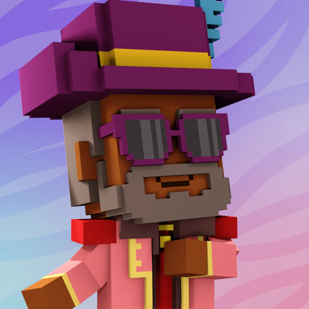 Pirate #8804 voxel render