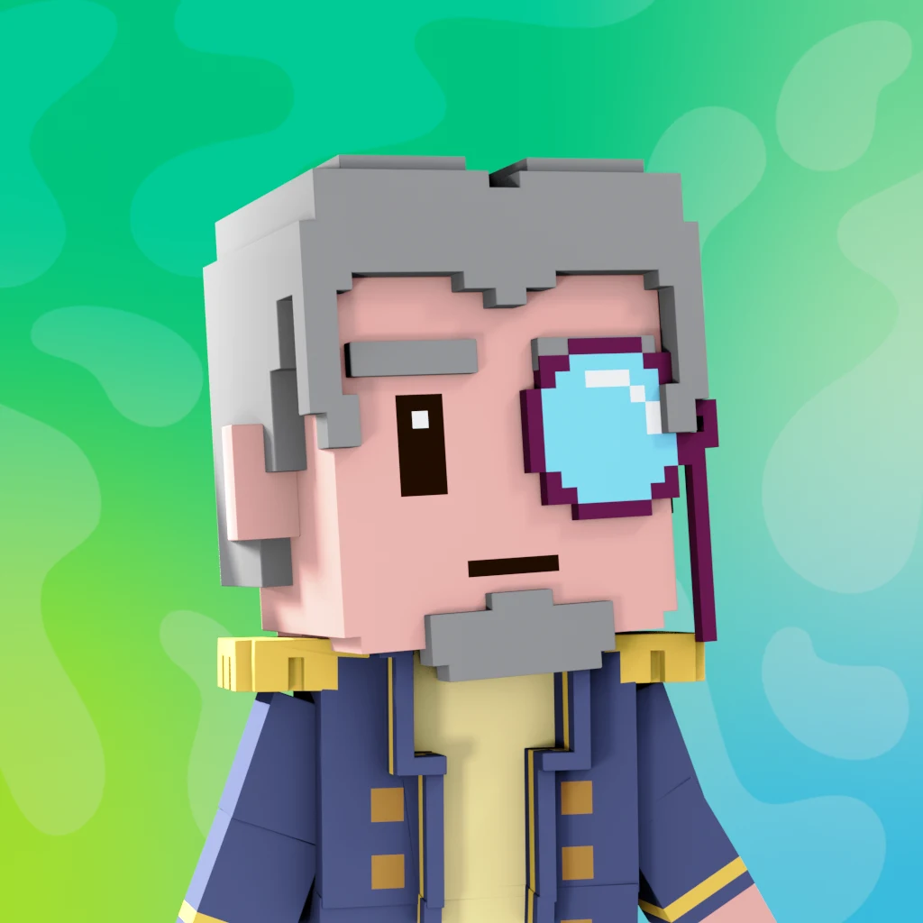 Pirate #8806 voxel render