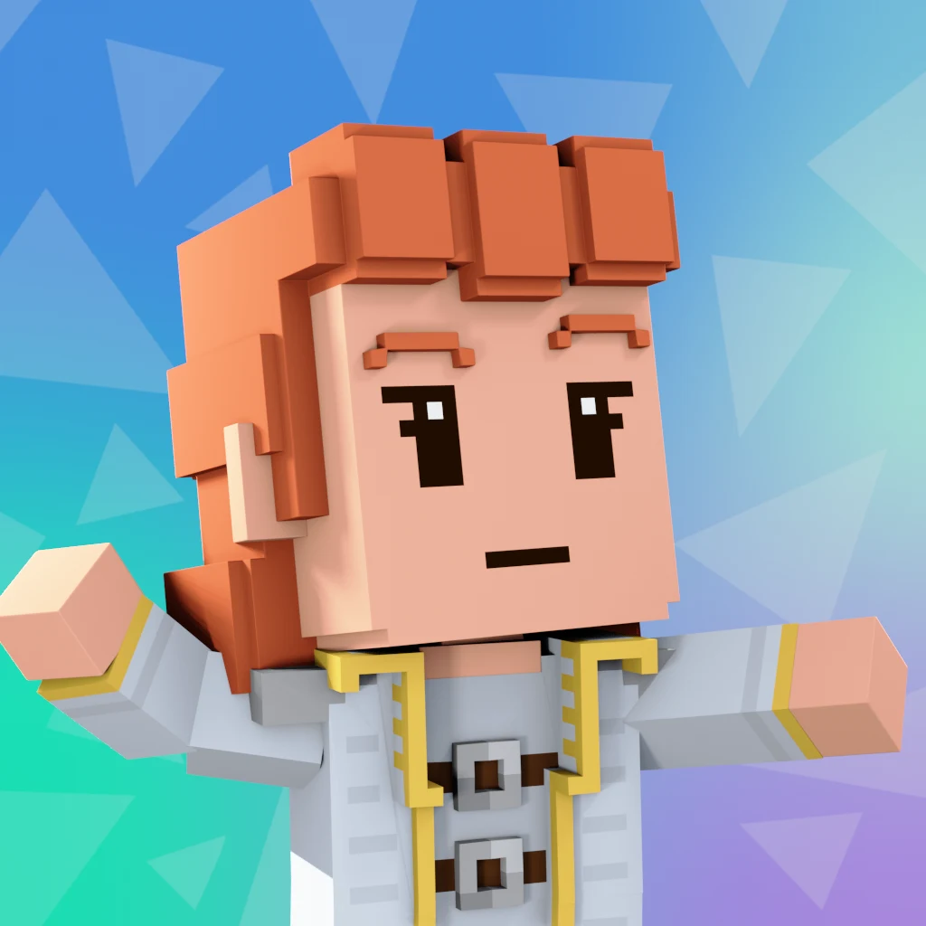 Pirate #8807 voxel render
