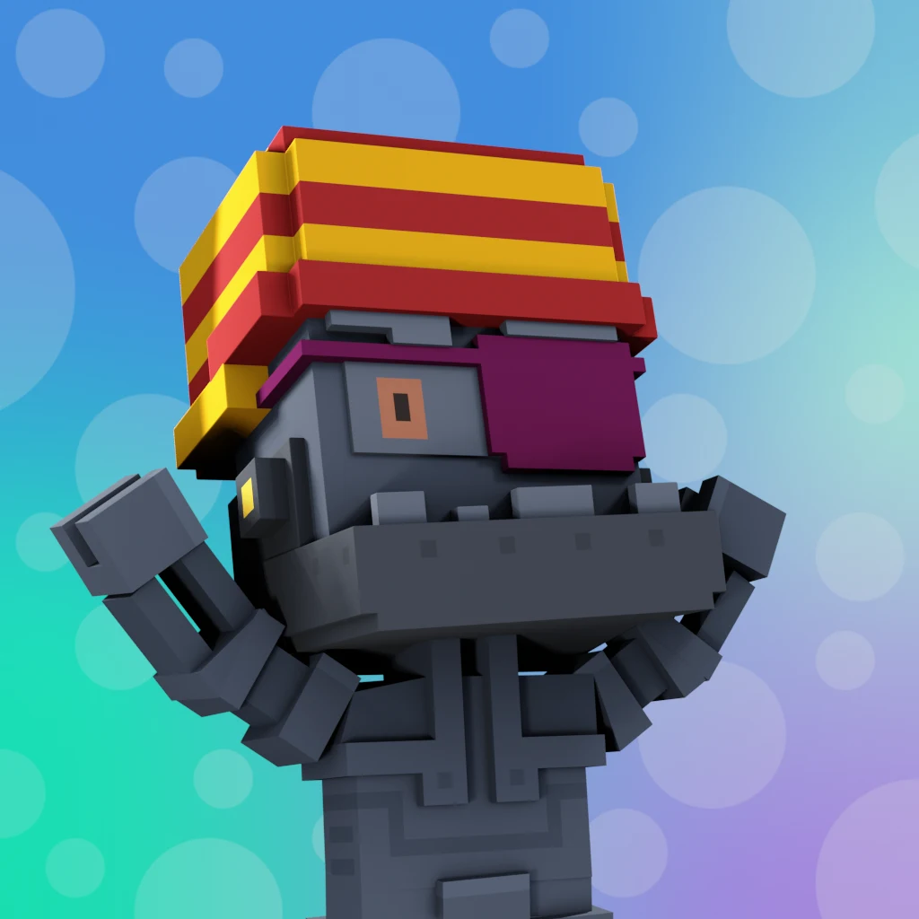 Pirate #8809 voxel render