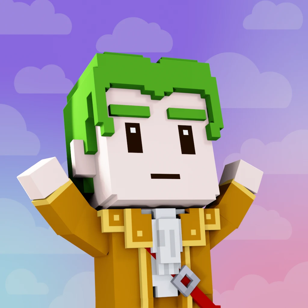 Pirate #881 voxel render