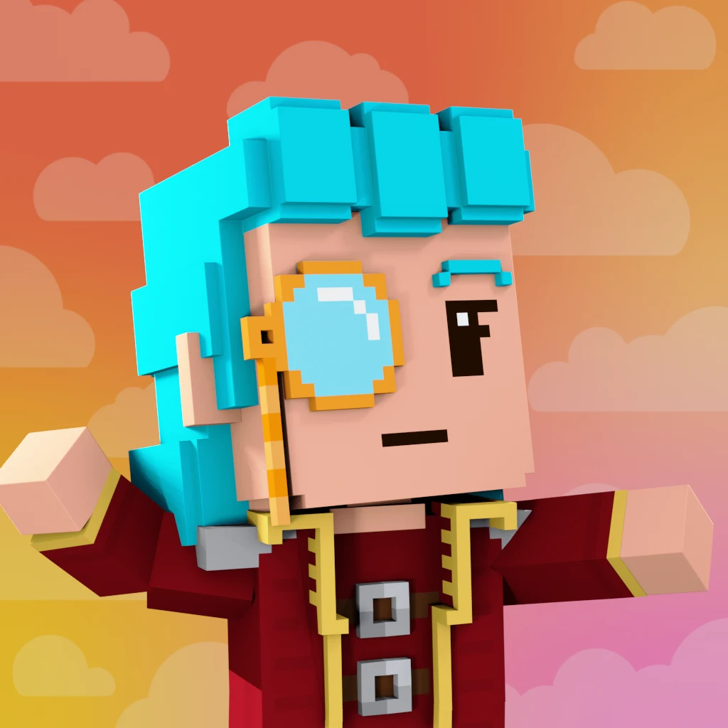 Pirate #8811 voxel render
