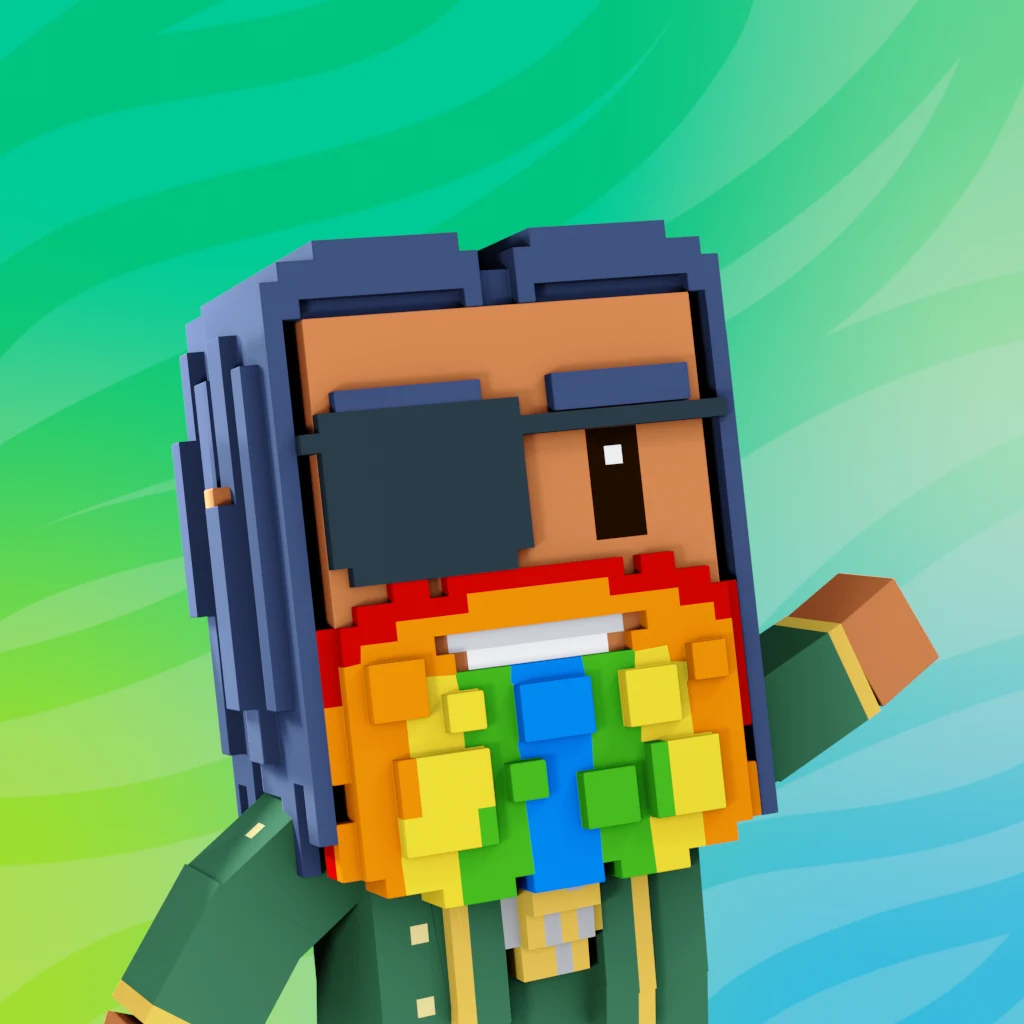 Pirate #8812 voxel render