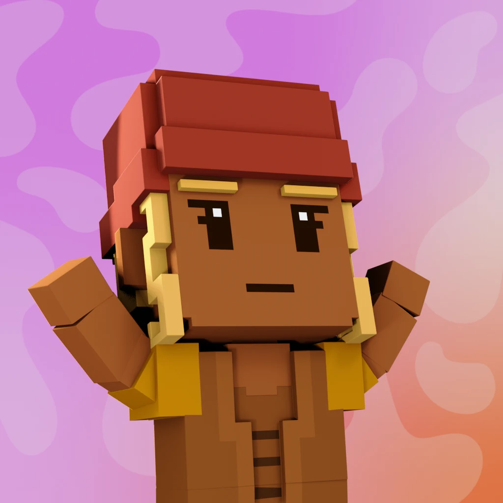 Pirate #8815 voxel render
