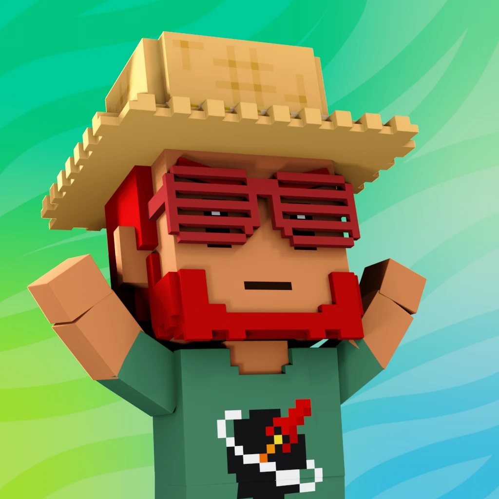 Pirate #8817 voxel render