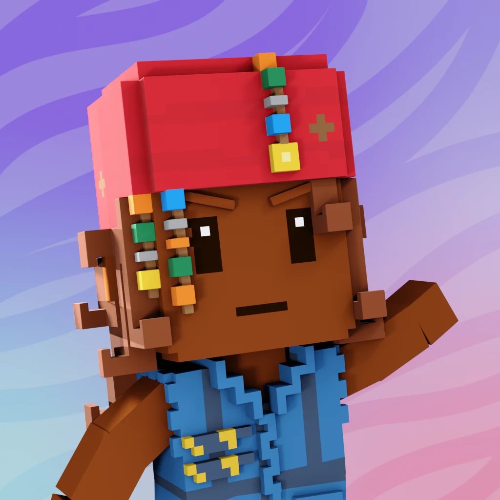Pirate #8819 voxel render