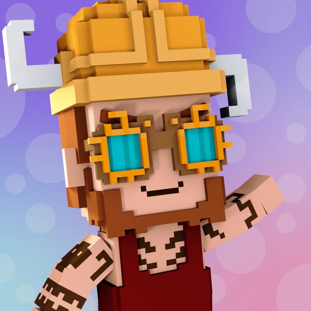 Pirate #882 voxel render