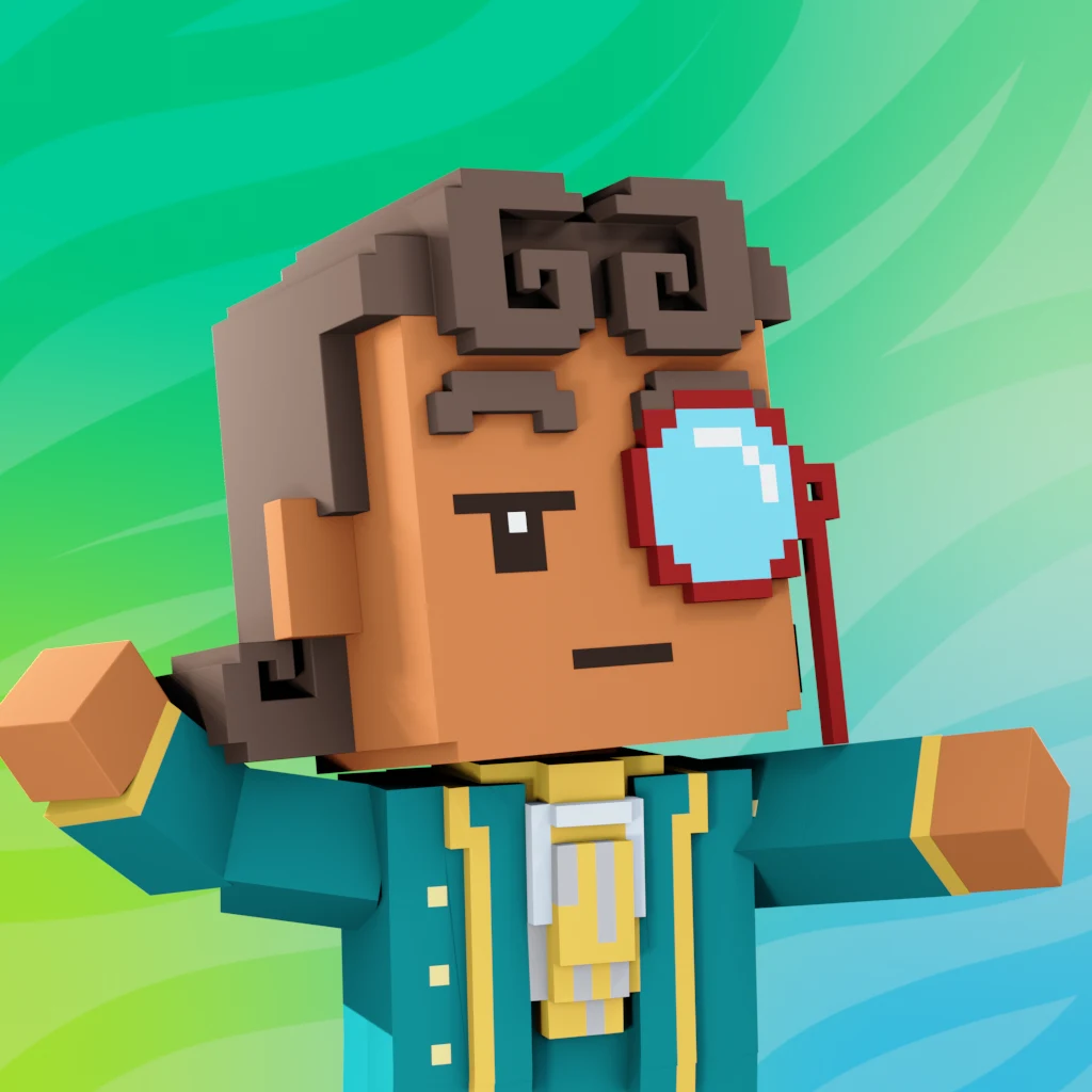 Pirate #8822 voxel render