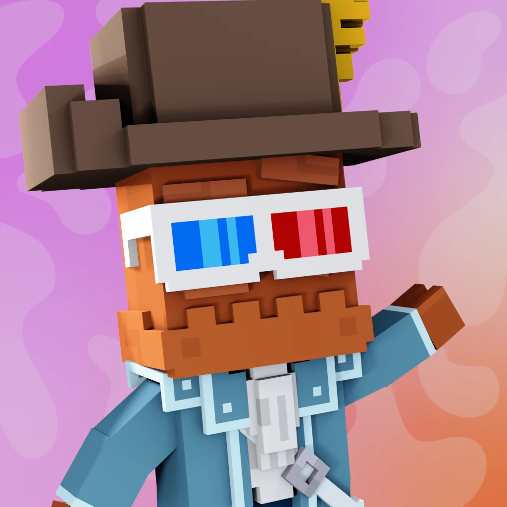 Pirate #8824 voxel render
