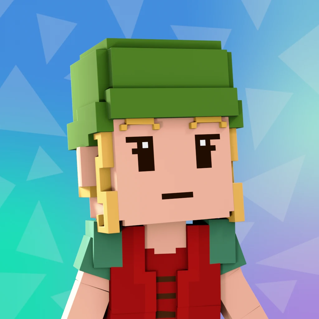 Pirate #8825 voxel render