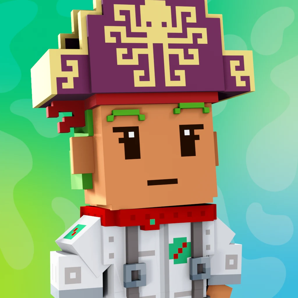 Pirate #8826 voxel render